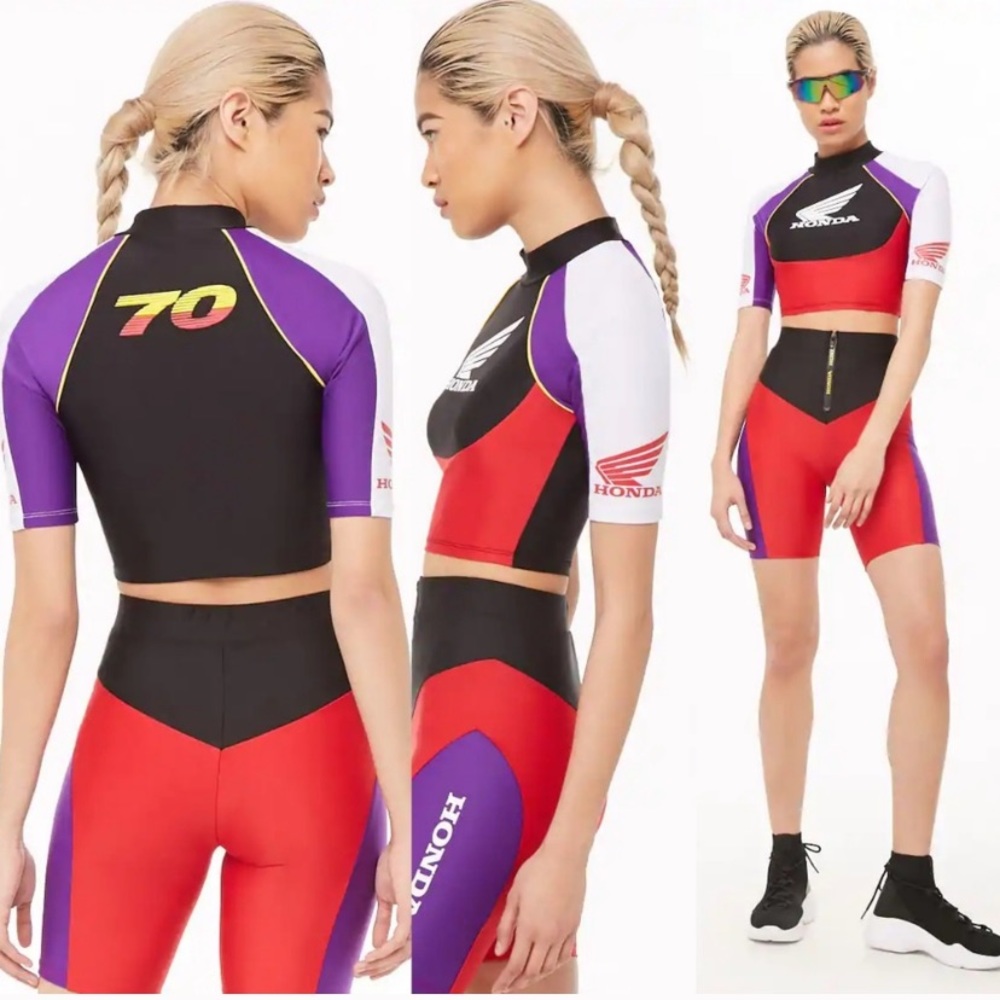 Forever 21 X Honda Capsule Collection Spandex Shorts